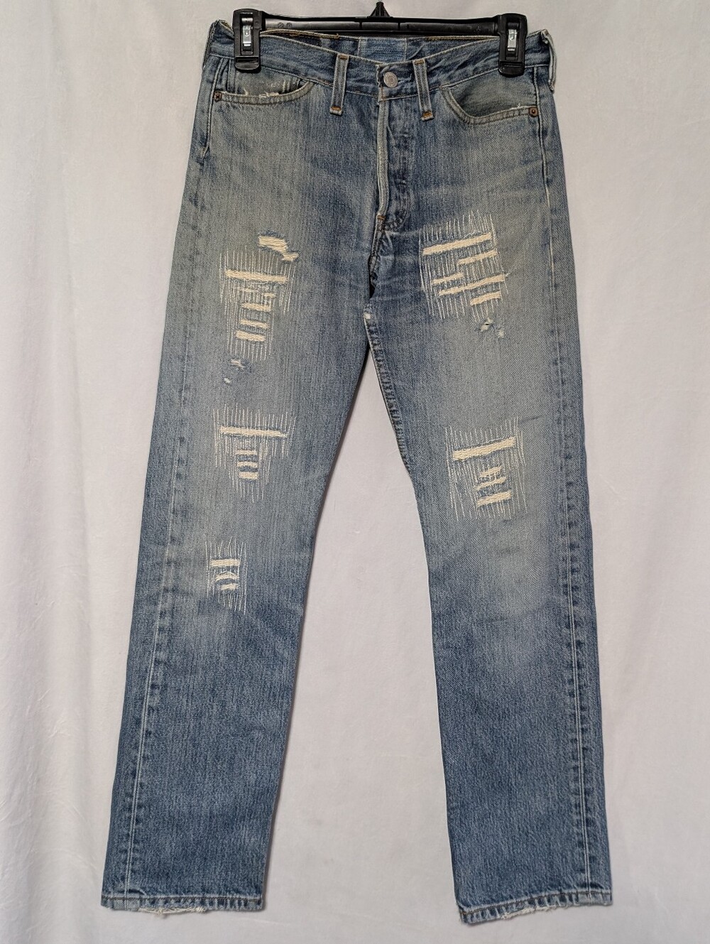 Urban Outfitters Urban Renewal Vintage Levi's 501 Distressed Straight Jeans